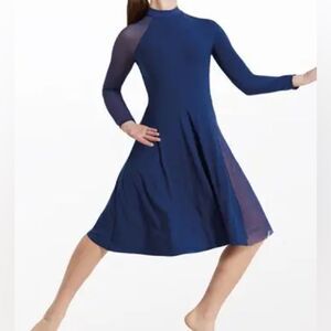 WEISSMAN Dance lyrical costume blue ON THE NATURE OF DAYLIGHT 12286 MA adult